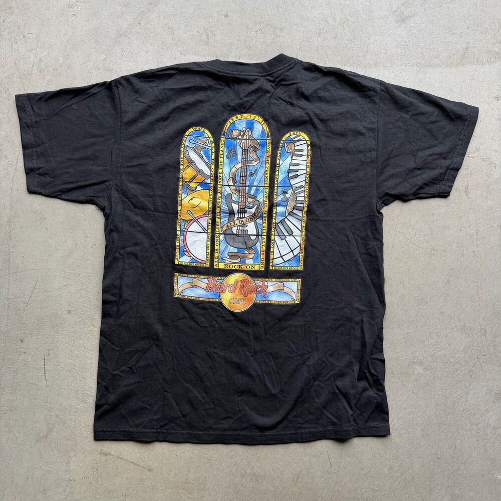 Vintage Hard Rock Cafe Mens L La Jolla T-Shirt Graphic Tee Y2K Classic Logo